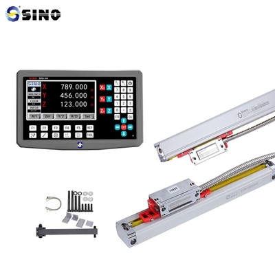 SDS6-3VA 3- محور خواندن دیجیتال SINO ابزار اندازه گیری با دقت بالا RS422 مقیاس شیشه ای خطی 1um/5um
