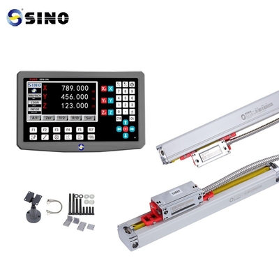 SDS6-3VA 3- محور خواندن دیجیتال SINO ابزار اندازه گیری با دقت بالا RS422 مقیاس شیشه ای خطی 1um/5um