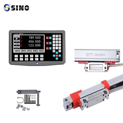 SINO SDS6-3V 2/3 Axis Digital Readout Class Endoder Linear Endoder Scale KA600-1300mm DRO Display 5um