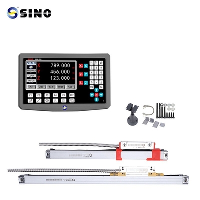 SINO SDS6-3V 2/3 Axis Digital Readout Class Endoder Linear Endoder Scale KA600-1300mm DRO Display 5um