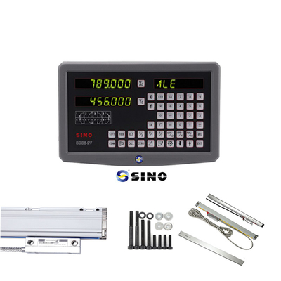SINO SDS6-2V Digital Readout فلز LED Digital Readout دو محور کیت های DRO 60Hz برای ماشین فریز