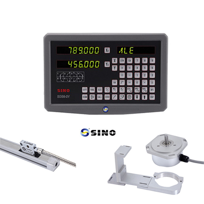 SINO SDS6-2V Digital Readout فلز LED Digital Readout دو محور کیت های DRO 60Hz برای ماشین فریز