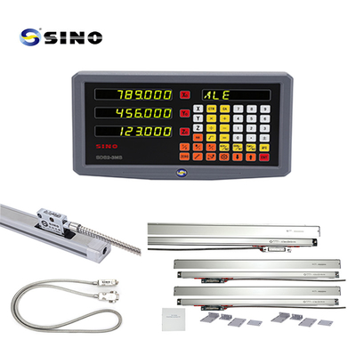 سیستم خواندن دیجیتال SINO SDS2-3MS برای ماشین آلات چرخ دار و فریزینگ با نمایشگر عددی سه محوری