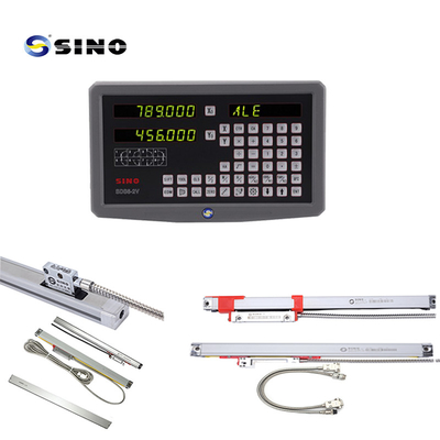 SINO 2 محور CE SDS6-2V سیستم خواندن دیجیتال SINO با صفحه نمایش LED برای ماشین آسیاب چرخ دار