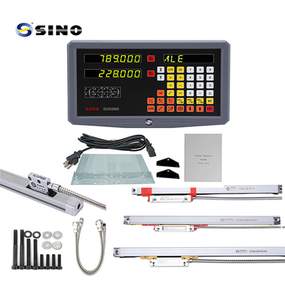 SINO SDS2MS 2 محور سیستم DRO چند منظوره با مقیاس خطی KA300 برای چرخ دار
