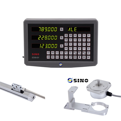 SINO SDS6-3V 3 محور Digital Readout Metal LED با رمزگذاری خطی برای سیستم DRO ماشین فریز