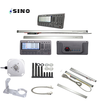 SINO سیستم خواندن دیجیتال 4 محور SDS200 فلزی ال سی دی 285x195x53 سانتی متر دوام برای فرش چرخ دار
