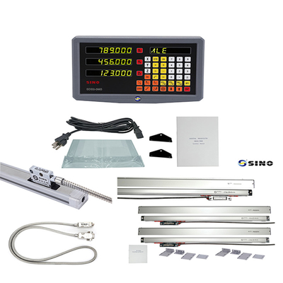 SINO SDS2-3MS سیستم خواندن دیجیتال 15VA عملی 3 محور DRO برای پلاستیک سیستم DRO مقیاس خطی