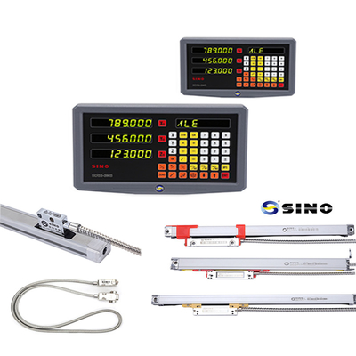 SINO SDS2-3MS سیستم خواندن دیجیتال 15VA عملی 3 محور DRO برای پلاستیک سیستم DRO مقیاس خطی