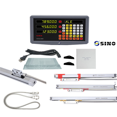 SINO SDS2-3MS سیستم خواندن دیجیتال 15VA عملی 3 محور DRO برای پلاستیک سیستم DRO مقیاس خطی