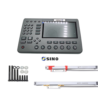 4 محور SINO SDS 200 سیستم خواندن دیجیتال فلزی LCD 285x195x53 سانتی متر با رمزگذاری خطی برای چرخ دار