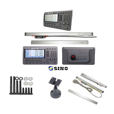 4 محور SINO SDS 200 سیستم خواندن دیجیتال فلزی LCD 285x195x53 سانتی متر با رمزگذاری خطی برای چرخ دار