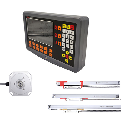 AC220V 110V 70-1020mm Linear Scale Encoder Grating Ruler با LCD DRO ۳ محور خواندن دیجیتال