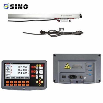 کیت DRO سه محور با یک سیستم رمزگذاری مقیاس خطی برای ماشین های آسیاب چرخ دار SINO SDS 2-3V