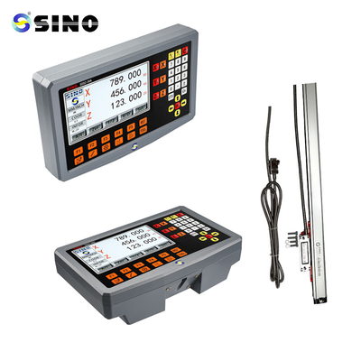 مقیاس خطی شیشه ای SINO SDS2-3VA 3 محور LCD Digital Reading 3 قطعه KA-300-970mm
