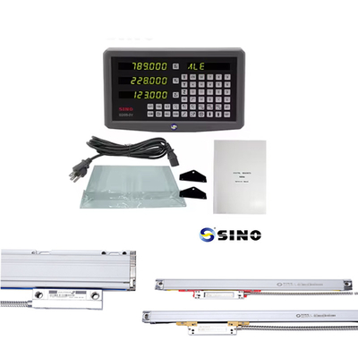 3 محور DRO Kit SINO SDS6-3V سیستم خواندن دیجیتال با خروجی سیگنال TTL مقیاس خطی برای ماشین چرخ دار