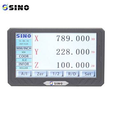 کدگر مقیاس خطی شیشه ای SINO SDS200S سیستم های خواندن دیجیتال DRO 3 محور KA300