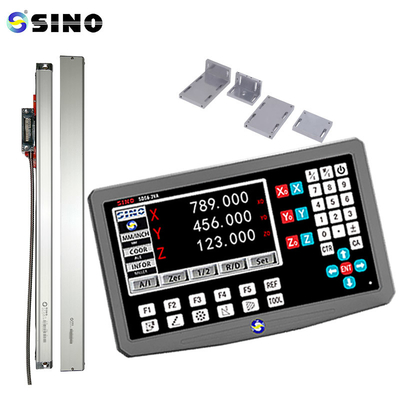 چرخ دار 3 محور Dro صفحه نمایش TTL آسیاب CNC سوراخ کردن ماشین 5um SINO خواندن دیجیتال