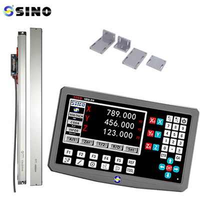 چرخ دار 3 محور Dro صفحه نمایش TTL آسیاب CNC سوراخ کردن ماشین 5um SINO خواندن دیجیتال