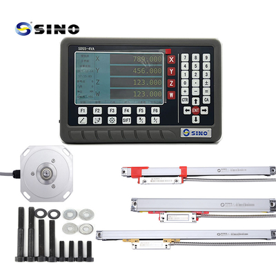 SINO SDS5-4VA DRO خواندن دیجیتال با مقناطیسی خطی رمزگذاری مقیاس برای ماشین تراش چرخ دار