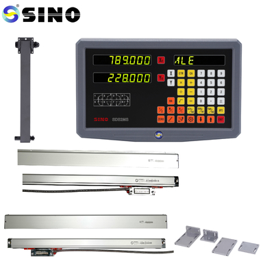 زاویه خطی کدگذاری طول 7-102cm برای ماشین آسیاب SINO SDS2MS خواندن دیجیتال 2 محور نوری
