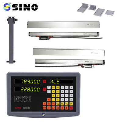 SINO SDS-2MS 2 محور Digital Readout DRO انکودر مقیاس خطی برای ماشین های فرش