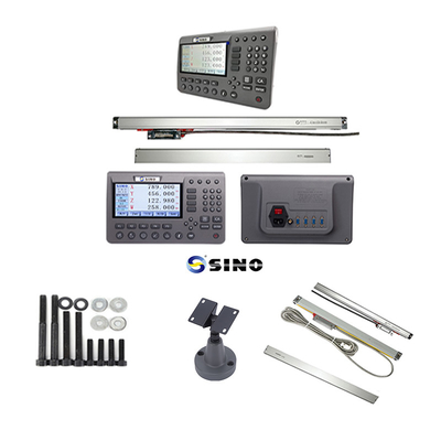 SINO SDS200 سیستم خواندن دیجیتال 4 محور با صفحه نمایش LCD ساختمانی فلزی پایدار و رمزگذاری خطی برای ماشین آلات چرخ دار