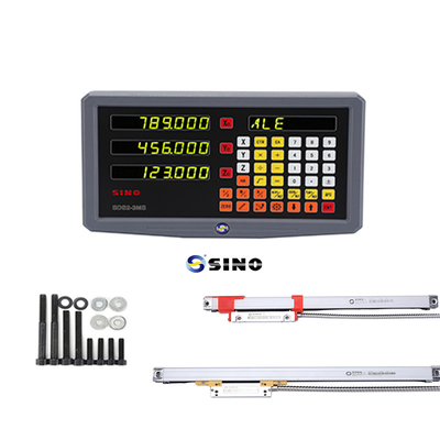 SDS2-3MS DRO SINO صفحه نمایش دیجیتالی با صفحه نمایش عددی 3 هماهنگی برای ماشین سوراخ کننده فرش چرخ دار