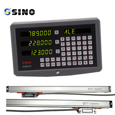 قیمت خوب SINO SDS6-3V دستگاه چرخ دار شیشه ای با مقیاس خطی با خواندن دیجیتال DRO 3 محور 1um آنلاین