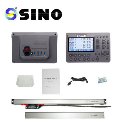 قیمت خوب کیت نمایشگر بازخوانی دیجیتال SINO SDS200 Metal 4 Axis LCD KA-300 Linear Scale آنلاین