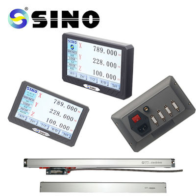 قیمت خوب صفحه نمایش بازخوانی دیجیتال LCD SINO SDS200S Metal 3 Axis DRO Kit مقیاس گریتینگ انکودر آنلاین
