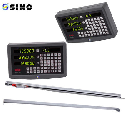 قیمت خوب چرخ دار SINO KA600-2100mm رمزگذاری خوانش دیجیتال 1μm مقیاس خطی DRO 2/3 محور آنلاین
