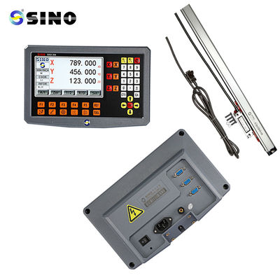 قیمت خوب سیستم DRO مقیاس خطی چند منظوره با رزولوشن LCD 1μm و DRO دو محوری آنلاین