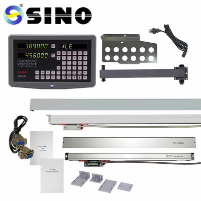 قیمت خوب دستی دستگاه فرز فلزی سایز بزرگ DRO خروجی 2 محور RS232-C آنلاین