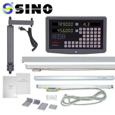 قیمت خوب مقیاس 5 ولت 2 محور DRO برای ماشین تراش، صفحه نمایش بازخوانی دیجیتال 0.0002 اینچ آنلاین